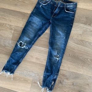 Distressed Zara Jeans